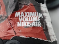 "MAXIMUM VOLUME NIKE AIR"広告ペーパー AIR MORE UPTEMPO 96 "MAXIMUM VOLUME"