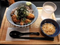 蕎麦29東京@東京都千代田区 冷から揚げそば 大盛