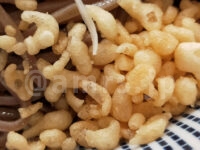 蕎麦29東京@東京都千代田区 冷から揚げそば 大盛 揚げ玉イン蕎麦