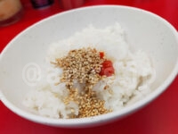 ラーメン 堀田家＠東京都千代田区 ライス少なめ ゴマ 豆板醤 カスタマイズ