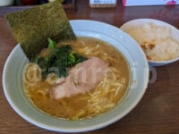 横浜家系らーめん たま家 多摩本店＠東京都八王子市 朝ラーメン 朝ラー ラーメン並盛り 小ライス