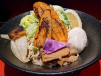 麺屋海堂〜土竜一門〜@東京都八王子市 土竜つけ麺 野菜群