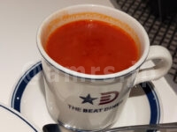 THE BEAT DINER（ザ ビート ダイナー）＠東京都千代田区 厚切りトースト 目玉焼き＆ベーコン ミネストローネ