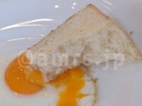 目玉焼きセット＠ガスト 黄身つぶし トーストディップ