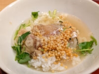 築地すし好 和  東京駅地下グランスタ丸の内店＠東京都千代田区 自家製ごま鯛茶漬け  完成形