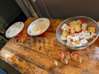 箕輪家@大つけ麺博2022 世界一美味いラーメン祭(東京都新宿区) 箕輪家 無料トッピング 燻製オイル3.0