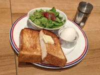 PRONTO（プロント） ヤエチカ東京駅店＠東京都千代田区 トーストセット サラダ ゆで玉子 トースト