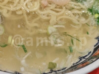 函館麺厨房 あじさい 東京ラーメンストリート店＠東京ラーメンストリート（東京都千代田区） 塩ラーメン スープ