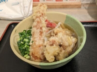 TOMBO（トンボ）＠東京都港区 とり天ちくわ天うどん 温 （並）