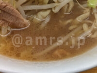 ラーメン二郎 立川店＠東京都立川市 少なめ（麺少なめ豚1枚）らーめん しょうが スープ