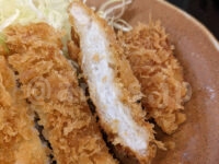 朝ロースカツ定食＠かつや  朝ロースカツアップ