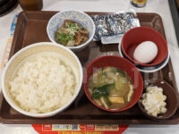 牛たまかけ朝食＠すき家 牛たまかけ朝食 ごはん並