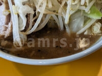 ラーメン二郎 八王子野猿街道店2＠東京都八王子市 シークァーサーつけ麺 スープ