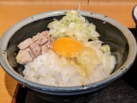 孫鈴舎＠東京都千代田区 朝らーめん 鶏油たまごかけごはん