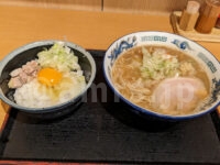 孫鈴舎＠東京都千代田区 朝らーめん 鶏油たまごかけごはん