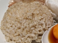 麺処ぐり虎＠POPUPラーメン（東京都千代田区） トリュフ香る 大人の玄米卵かけごはん 玄米ごはん