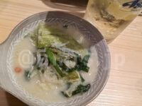 肉のウヱキ（ウエキ） 五反田店＠東京都品川区 コース 国産白湯もつ鍋 野菜たっぷり もつ煮