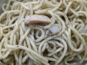 中華そば いづる＠東京都港区 煮干しそば 和え玉ハーフ 混ぜる