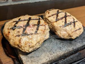 感動の肉と米 新橋店 東京都港区 ライス 味噌汁 粗挽きハンバーグセット ダブル ハンバーグ ダブル