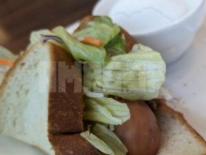 フランクソーセージドッグ＆ゆで卵モーニング ジョナサン トースト サラダ ソーセージ