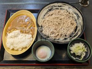 朝セット カレー ゆで太郎 ゆで太郎システム 朝セット カレー・温玉