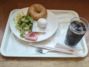 新橋珈琲店 新橋駅前ビル 東京都港区 Bセット 日替わりベーグルセット アイスコーヒー