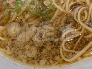 朝ラーメン専門店 あさとみつ 東京都板橋区 背脂醤油ラーメン スープ