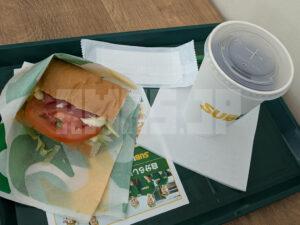 モーニング サラミ&チーズ サブウェイ