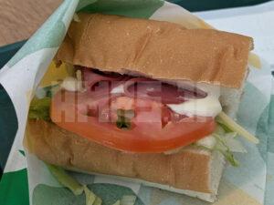 モーニング サラミ&チーズ サブウェイ