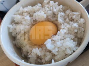 かつ庵 八王子楢原店 東京都八王子市 朝食 ロースかつ朝食 麦飯 みそ汁 生たまご TKG