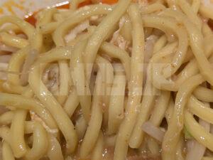 味噌麺処 花道庵 東京駅店 東京ラーメンストリート 東京都千代田区 味玉あえめん 麺200g 三河屋製麺製 若干ねじれ気味太麺