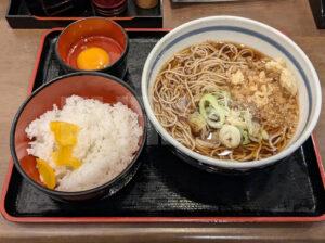 蕎麦一心たすけ 日本橋店 東京都中央区 朝セット 朝そば+ご飯