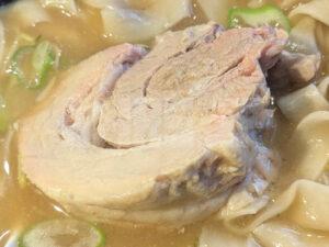 麺屋 味方 東京都港区 食券機 朝ラーメン 味噌 ぶた（ばら）1枚 サイドビュー