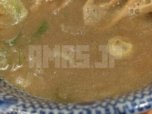 六厘舎 東京ラーメンストリート 東京都千代田区 朝つけめん 並盛 スープ