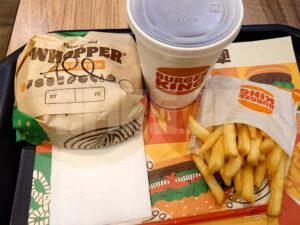 バーガーキング ワッパーチーズセット