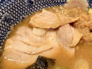 六厘舎＠東京ラーメンストリート 特製朝つけめん 並盛 チャーシュー