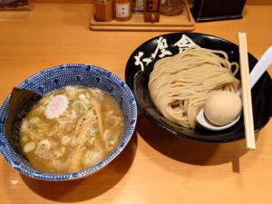 東京ラーメンストリート 六厘舎 味玉朝つけめん 並盛