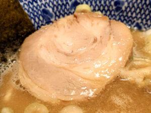 東京ラーメンストリート 六厘舎 味玉朝つけめん 並盛 チャーシュー