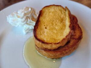 龍宮城ホテル三日月 富士見亭 バイキングレストランさくら フレンチトースト+はちみつ