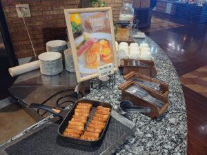 龍宮城ホテル三日月 富士見亭 バイキングレストランさくら フレンチトーストコーナー