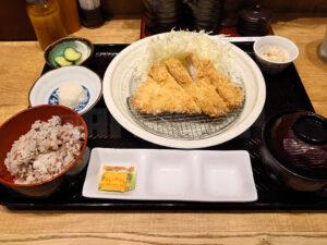 博多とんかつ わか葉 浜松町店 ランチロースカツ定食