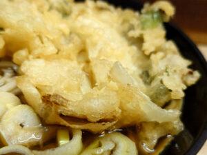 六文そば 金杉橋店 天玉そば かき揚げ