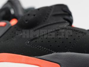 AIR JORDAN 6 RETRO BLACK INFRARED Point3 パンチング加工