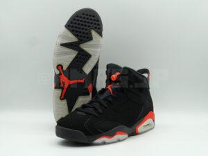 AIR JORDAN 6 RETRO “BLACK INFRARED” Top（フロント＆ソール）