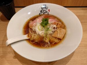 麺 銀座おのでら 東銀座店 醤油ラーメン・味玉