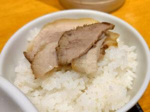らーめん ななふく 朝ラーメン 小ライス セルフ チャーシュー丼