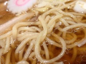 らーめん ななふく 朝ラーメン 正油ラーメン ストレート中太麺