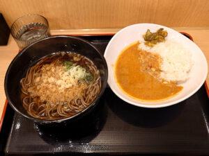 立呑みよもだそば 丸の内南口店 朝定食C 朝カレー定食