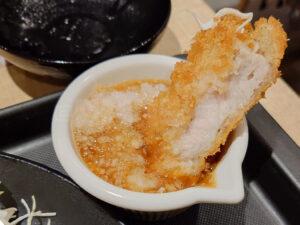  松のや 国産雪国育ち厚切りロースかつ＆極厚レアヒレかつ定食 ミニ鬼おろしポン酢 ディップ