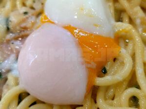 鉄鍋焼きスパ ゲッティ 立川南口店 半熟卵カルボナーラ 半熟卵